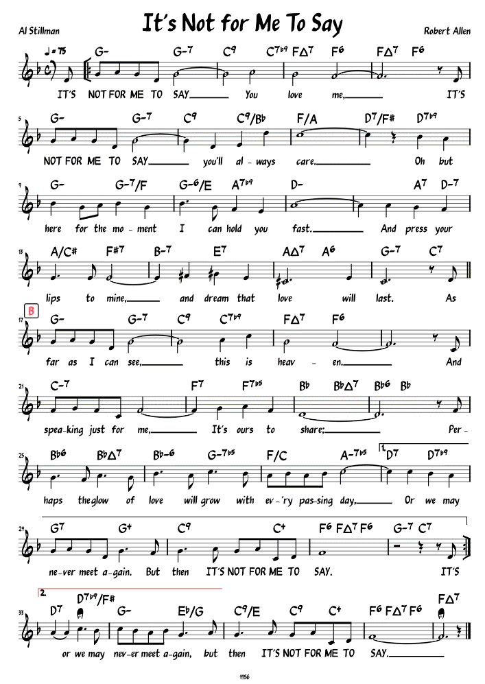 Sheet Music
